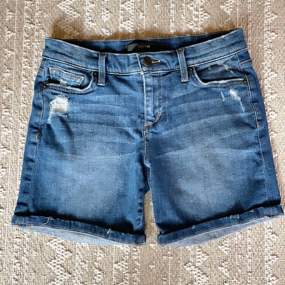 Joe’s Jeans Distressed Denim Shorts Size 25